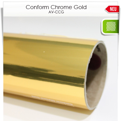 Gold Chromfolie zur KFZ Vollverklebung Avery Conform Chrome Gold