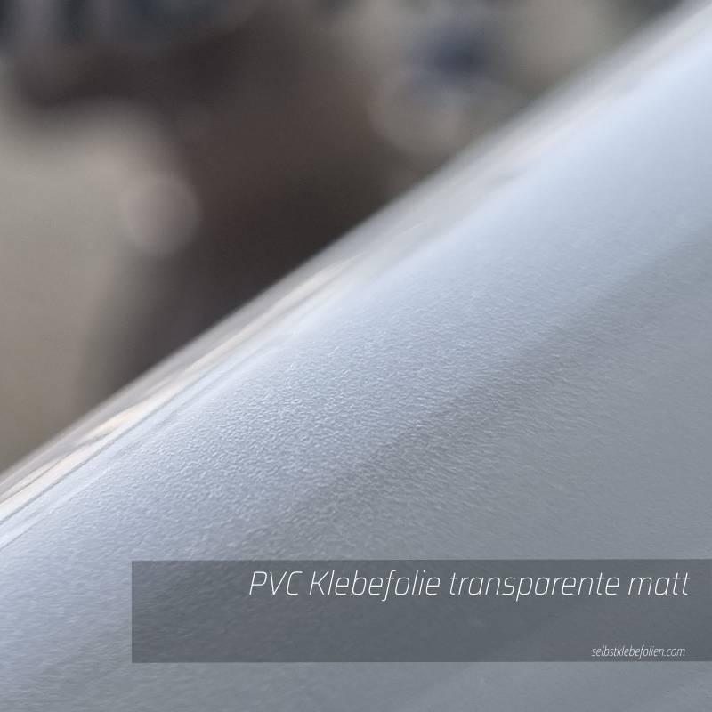 Transparente Klebefolie mit matter Oberfläche 65µ