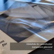 selbsthaftende Klebefolie für Laserdrucker weiß mattDin A4